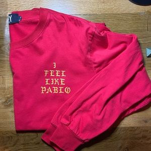 YEEZY by Kanye West Long Sleeve (Red- 2XL)